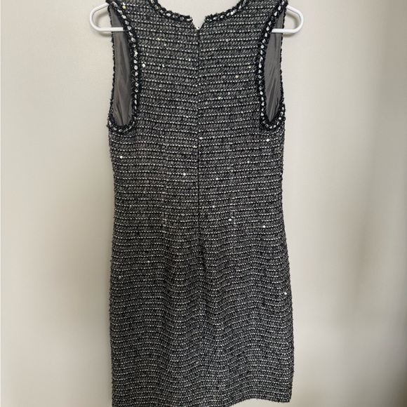 💋CHANEL Black and White Tweed Midi Dress 072 - Picture 3 of 8